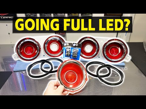Видео: Светодиодные задние фонари и схема прокладки для Camaro 70-73! United Pacific