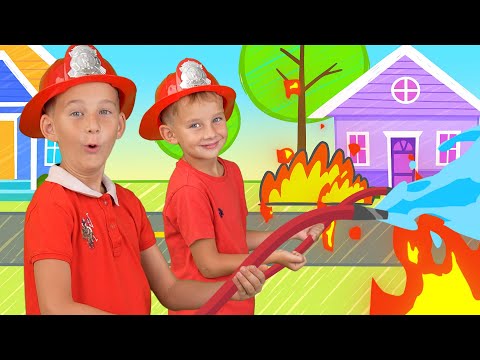 Видео: Песенка про пожарного и другие | Firefighters Song