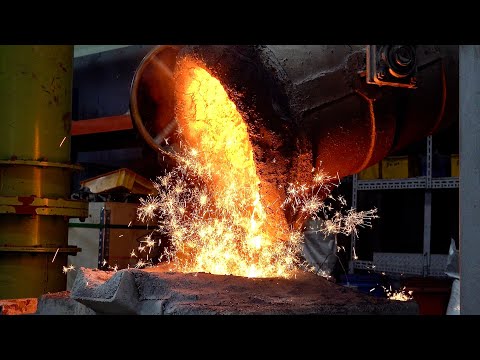 Видео: Замечательный! Процесс производства головки блока цилиндров двигателя