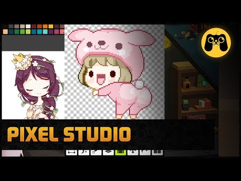 Видео: Pixel Studio - Как рисовать по клеточкам пиксель арт на Android и IOS. Обзор и гайд by Artalasky