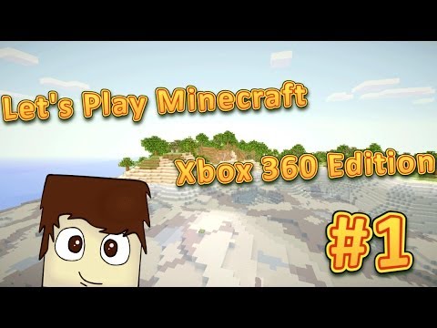 Видео: Let's play Minecraft Xbox 360 edition #1 "Новый мир!"