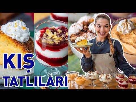 Видео: Праздник для глаз и ушей: 4 рецепта зимнего десерта / десерта со сливками