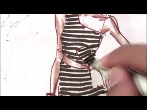 Видео: Модная иллюстрация Елен Айе