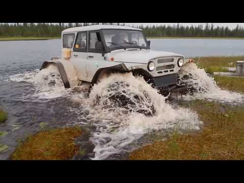 Видео: выход вездехода на плавающий берег