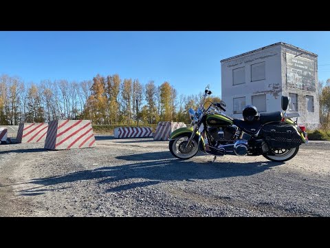 Видео: Когда никуда не торопишься. Softail Heritage 2011