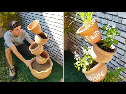 Видео: DIY башня специй / садовые идеи