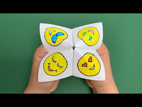 Видео: ИЗГОТОВЛЕНИЕ БУМАЖНОЙ СОлонки С ЭМОДЗИ | Солонка оригами | Легкая солонка-оригами