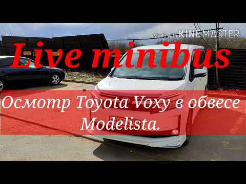 Видео: Осмотр Toyota Voxy в обвесе Modelista.