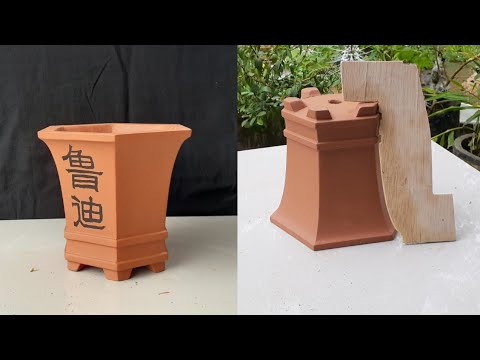 Видео: Как сделать маленькие горшки для бонсай КАСКАД с помощью простых инструментов