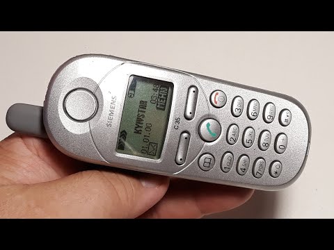 Видео: Siemens C35 Ретро телефон из 2000 года. Спустя 20 лет ...