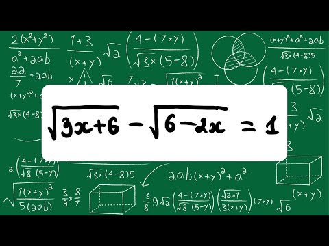 Видео: Иррационал теңдеуді шешу