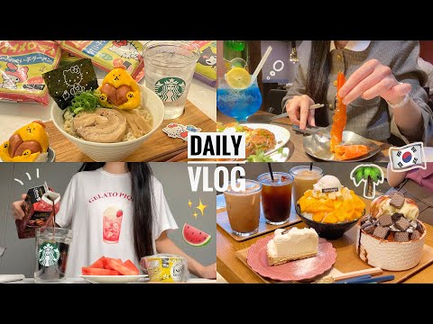 Видео: [VLOG] Жонглирование кондитером и YouTube: занятость week👩🏻‍🍳SANRIO RAHMEN🍜🎀Shin-Okubo🇰🇷