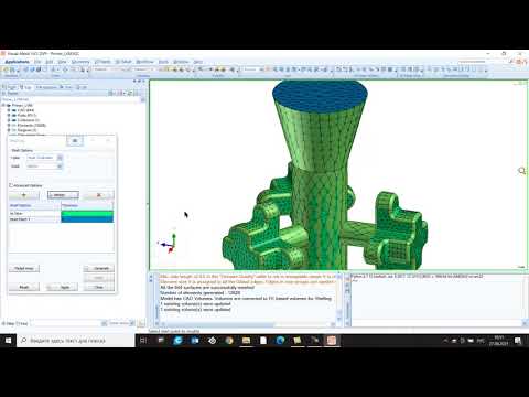 Видео: Моделирование ЛВМ в ProCast - краткий видеоурок - импорт, сетка, параметры