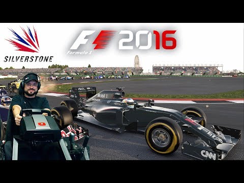 Видео: Гран-при Великобритании (Silverstone) за McLaren-Honda F1 2016 на руле Fanatec ClubSport