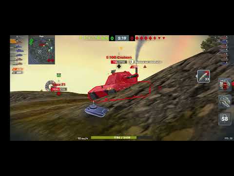 Видео: Tanks blitz. AMX 50 B картон рвётся вперёд 
