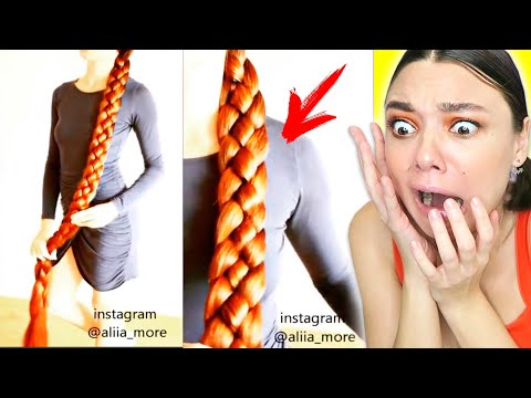 Видео: Нереально ДЛИННЫЕ ВОЛОСЫ! Рапунцель в Реальной Жизни.