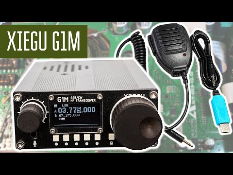 Видео: Xiegu G1M миниатюрная КВ SDR радиостанция. Обзор, проверка работы в полях.