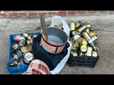 Видео: КОНСЕРВНЫЕ банки на металл!!!Переработка КОНСЕРВНЫХ банок