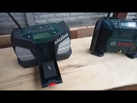 Видео: Строительное радио Metabo PowerMaxx RC 10.8v vs Bosch GML 10.8v