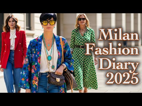 Видео: Хроника миланской моды – Что носить ранней осенью 2025. Элегантные и шикарные образы на каждый день