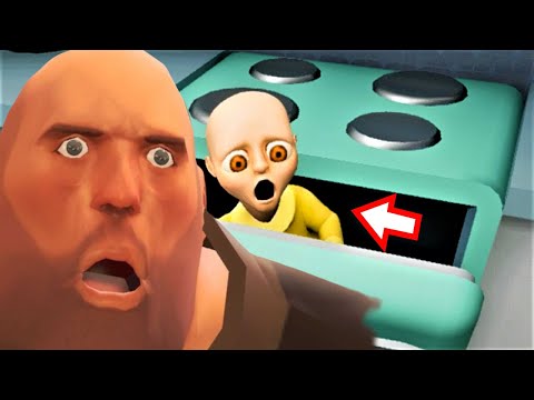 Видео: ДЯДЯ ВОВА VS ЛЫСЫЙ ДЕМОН ?! ИГРА The Baby In Yellow