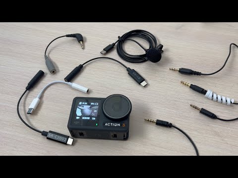 Видео: DJI ACTION 3 подключение внешнего микрофона через переходники. DJI action 3 переходники и микрофоны