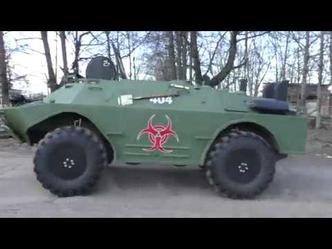 Видео: Новый проект БРДМ-2 с дизельным двигателем HINO