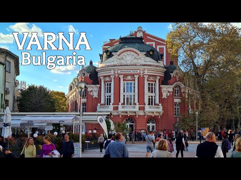 Видео: 🇧🇬 Варна в 4К | Болгария | Осенняя прогулка по центру города