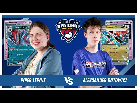 Видео: Пайпер Лепин против Александра Рутовича — Pokémon TCG Top 4 | Региональный чемпионат Лилля 2026