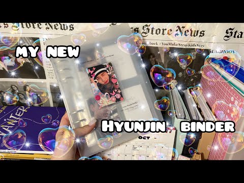 Видео: ˗ˏˋ ꒰ 🥟 биндер для карт Хёнджина | Hyunjin photocard binder 🥛🧺 ヾ₊˚