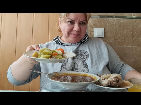 Видео: МУКБАНГ🍽 ОБАЛДЕННЫЙ обед 😋ДАВНО так вкусно не ела 😎MUKBANG 🍴how good lunch is