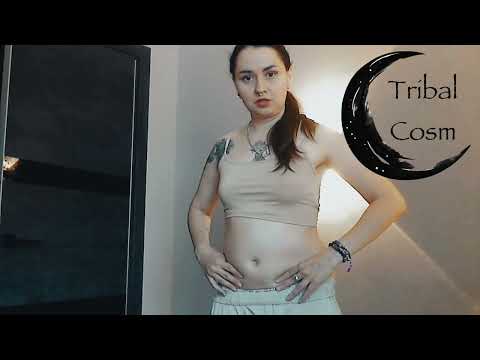 Видео: Прямая волна животом - TRIBAL FUSION