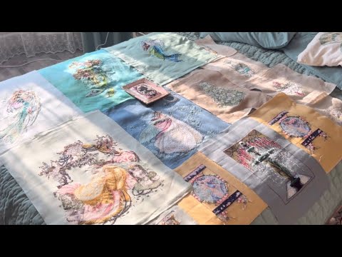 Видео: 56. ВСЕ НАШИ ВЫШИТЫЕ МИРАБИЛИИ И ЗАПАСЫ МАТЕРИАЛОВ К НИМ