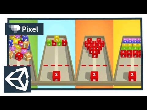 Видео: Создаем игру в механике Chain Cube в Unity | уроки для новичков