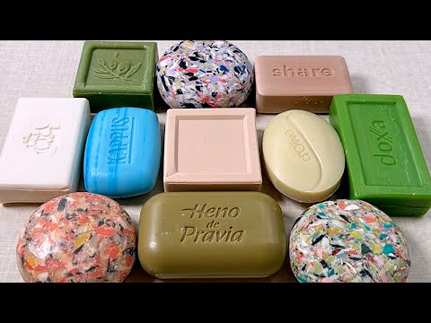 Видео: ASMR soap cutting 🤎 Резка мыла АСМР