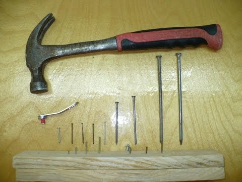 Видео: КАК ЗАБИТЬ ГВОЗДЬ* фигурный.финишный*ГВОЗДОБОЙ САМОДЕЛЬНЫЙ