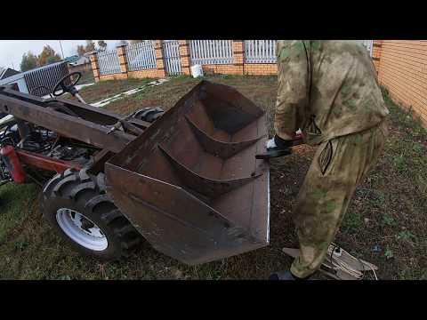 Видео: Первые испытания минитрактора MANITOU по РЯЗАНСКИ