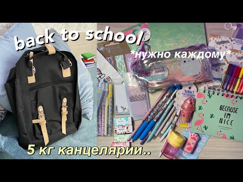 Видео: Эстетичный BACK TO SCHOOL ✨ Новая Канцелярия / Покупки Канцелярии