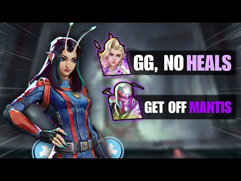 Видео: Токсичные товарищи по команде БЕСЯТ на меня за игру в Мантис... | Marvel Rivals Toxity