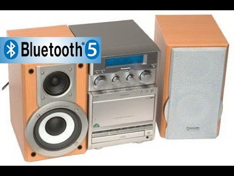 Видео: Даёшь Bluetooth 5.0 модуль VHM-314 V2.0 в музыкальный центр Panasonic SA-PM22
