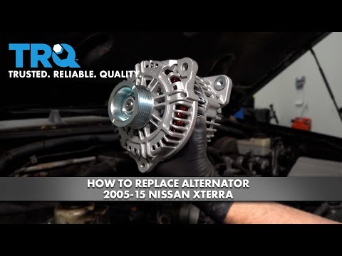 Видео: Как заменить генератор на Nissan Xterra 2005–15 годов