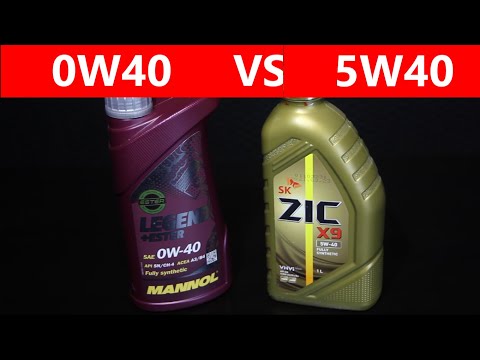 Видео: Тест MANNOL Legend + Ester 0W40 vs ZIC X9 5W40