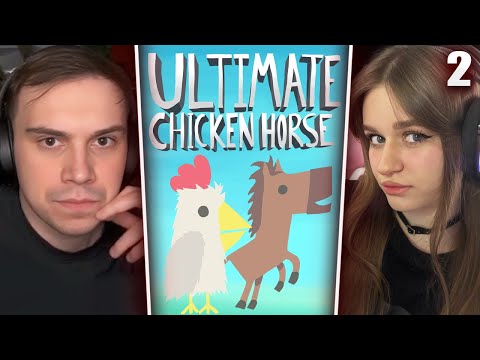 Видео: ГЛЕБ ИГРАЕТ в Ultimate Chicken Horse с чатом (Хелин, Вероника, Танкзор) | Sasavot