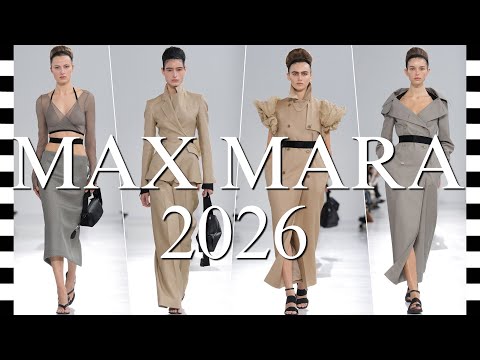 Видео: ✔️ MAX MARA (Макс Мара) коллекция весна-лето 2026 | | Spring Summer 2026 | Milan Fashion Week