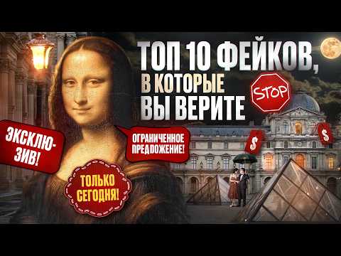 Видео: ТОП 10 Фейков в которые вы верите. Мона Лиза и Леонардо да Винчи