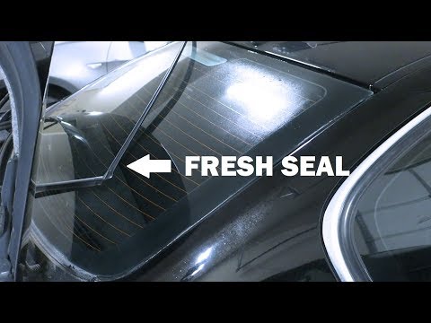 Видео: Замена уплотнителя заднего стекла BMW E90