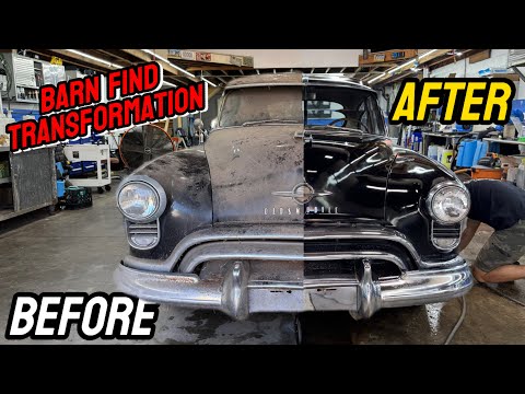 Видео: ШОКИРУЮЩАЯ трансформация Oldsmobile 1949 года (полный обзор!)