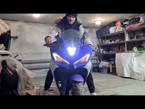 Видео: Электромотоцикл Yamaha YZF-R3 | обзор на электромотоцикл | электробайк