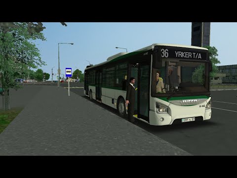 Видео: Omsi 2 Тверь. A442 Iveco Urbanway 12m маршрут 36