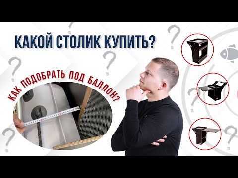 Видео: Какой выбрать столик для эхолота на ПВХ лодку? Столик для Panoptix